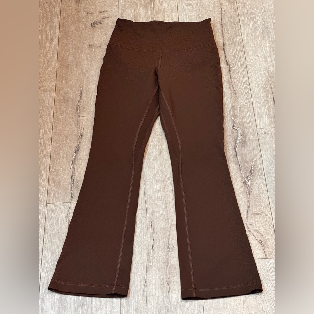Lululemon Align Mini-Flare Yoga Pants - size 6 - chocolate brown